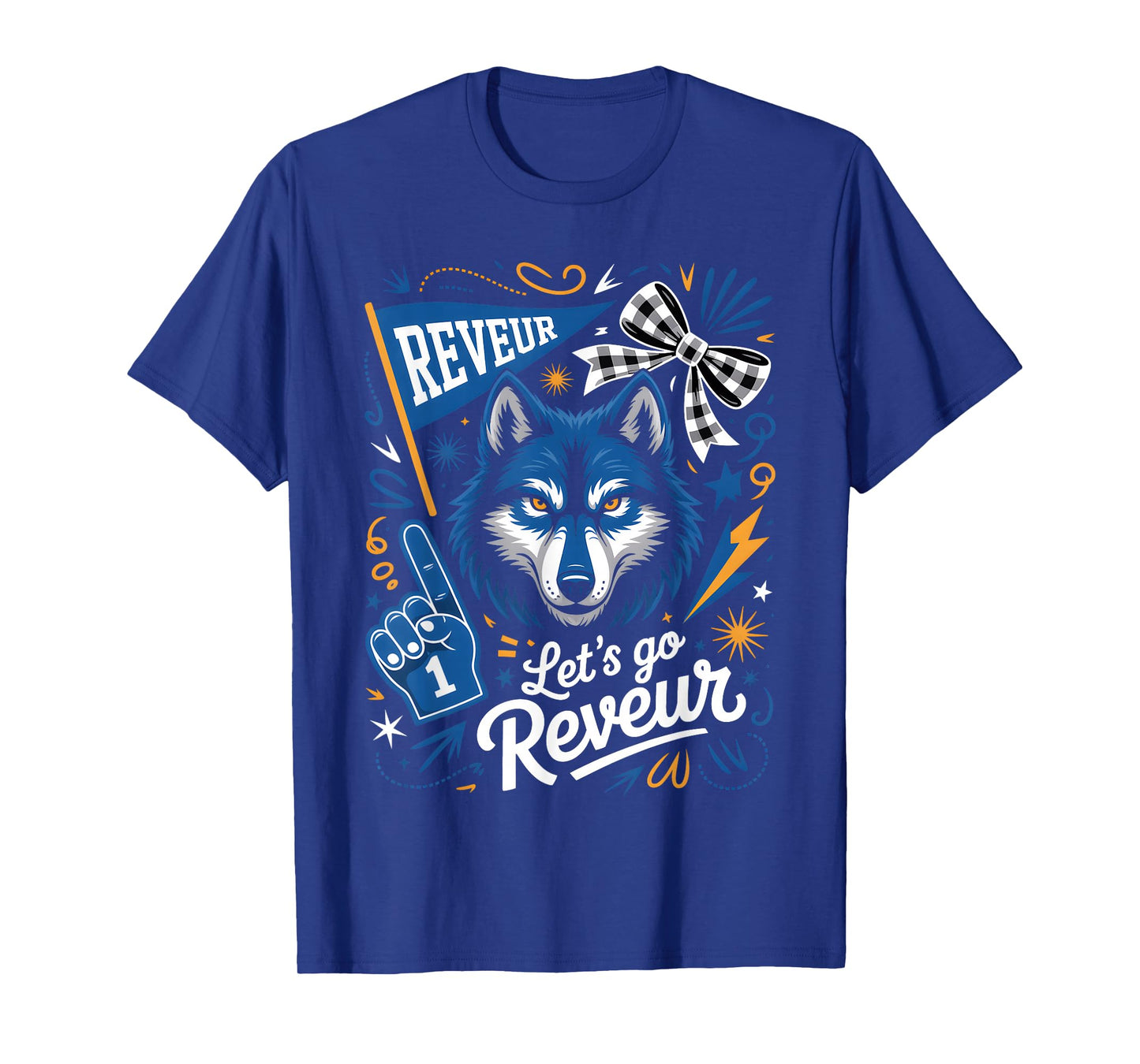 Team Reveur House Shirt Blue Reveur House of Dreamers Wolf T-Shirt