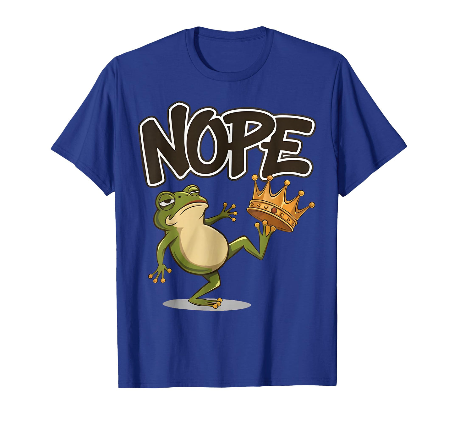 No Kings in America Frog Funny Political Meme T-Shirt