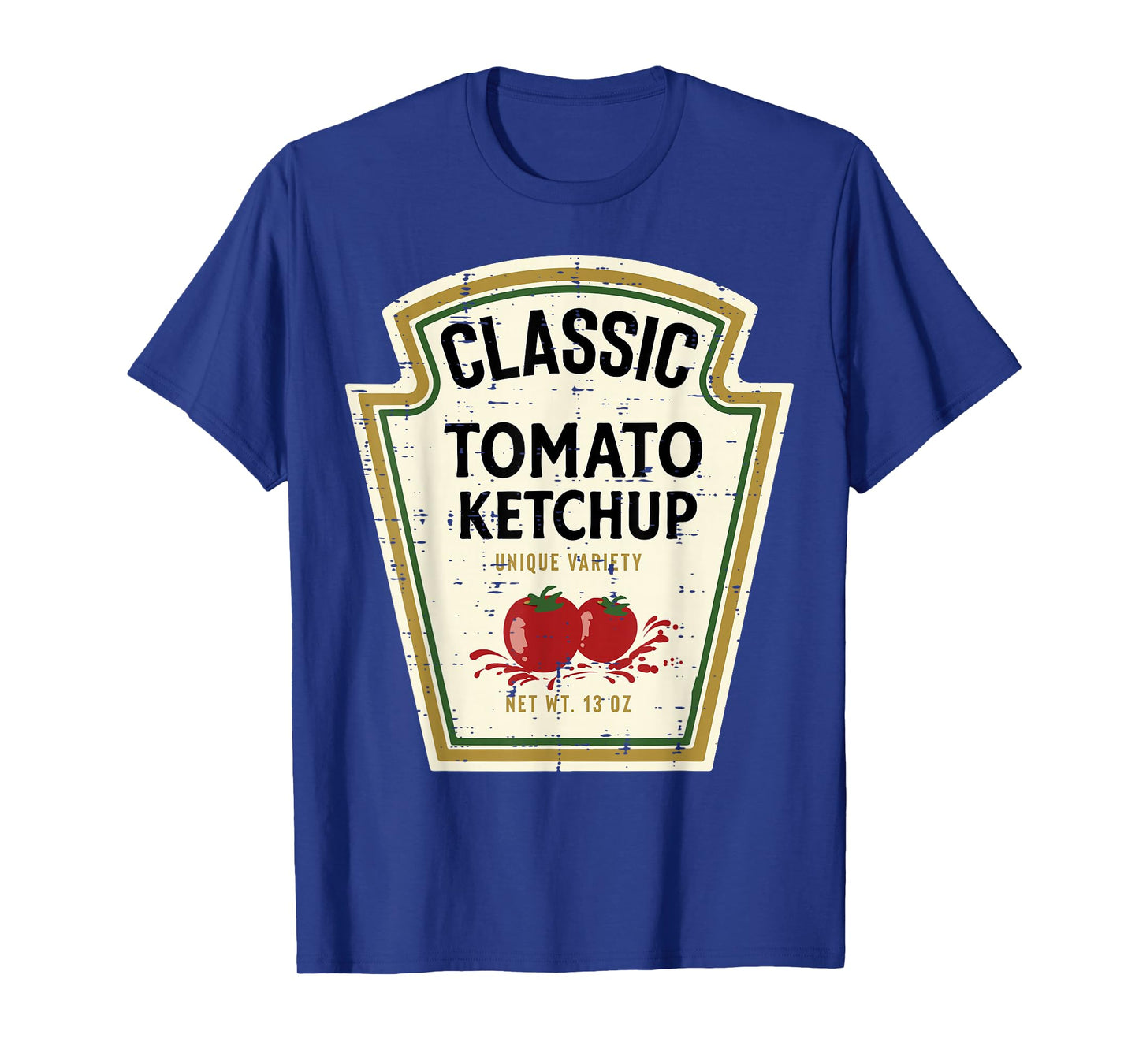 Halloween Tomato Ketchup Food Matching Costume Women Men Kid T-Shirt