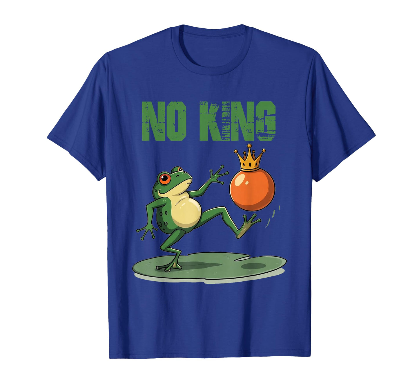 Funny No Kings Portland Frog Protest Men Women Tee T-Shirt