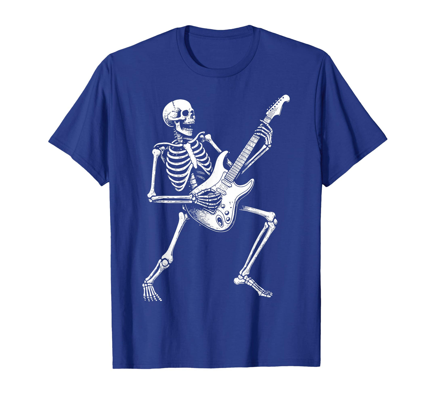 Skeleton Guitar Heavy Metal T-Shirt