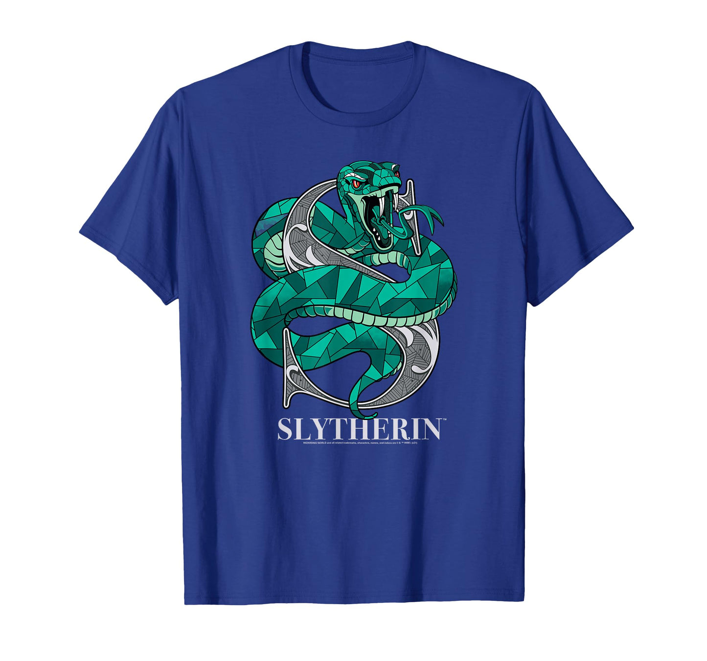 Harry Potter Mosaic Slytherin with Snake T-Shirt