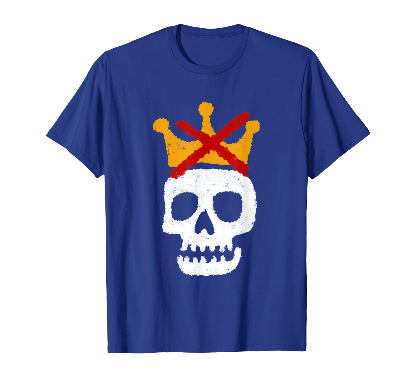 No Kings Funny Skeleton Halloween T-Shirt