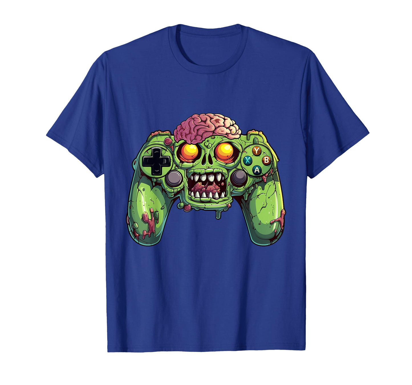 Halloween Skeleton Zombie Gaming Controllers Mummy Boys Kids T-Shirt