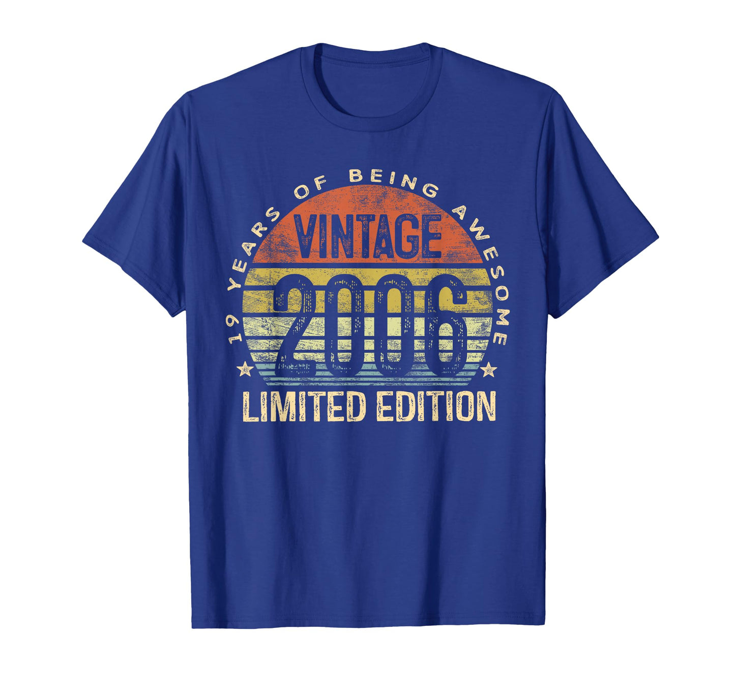 Vintage 2006 Limited Edition 19-Year-Old Gifts 19th Birthday T-Shirt