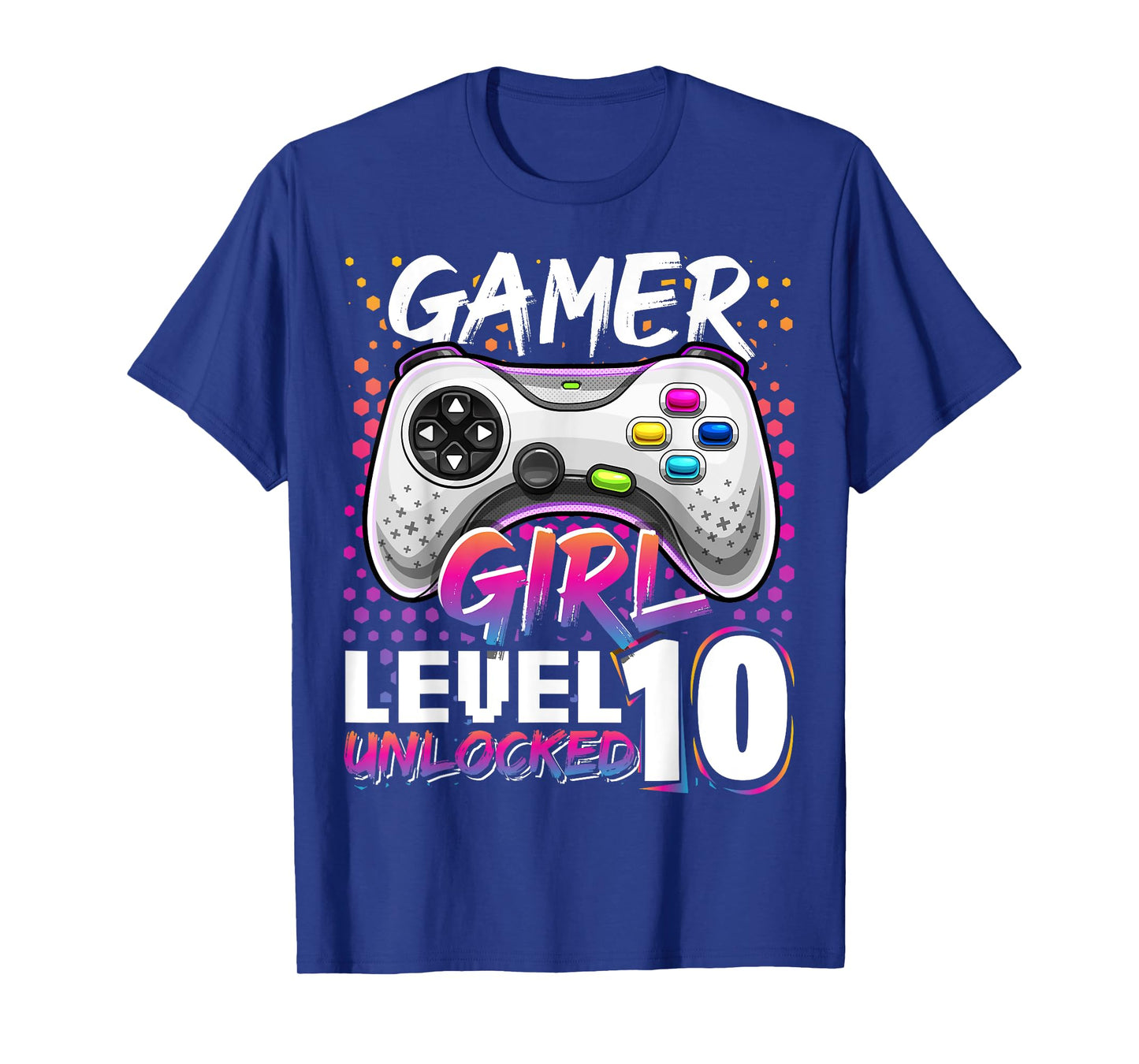 Gamer Girl Level 10 Unlocked Video Game Birthday Gift Girls T-Shirt