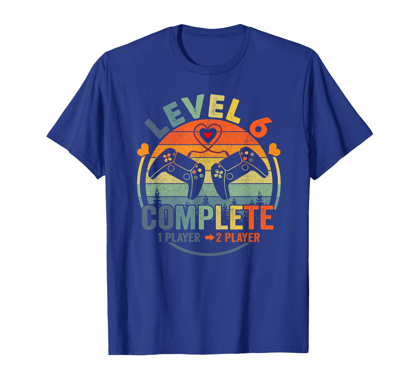 Gamer 6th Wedding Anniversary Level 6 Complete Anniversary T-Shirt