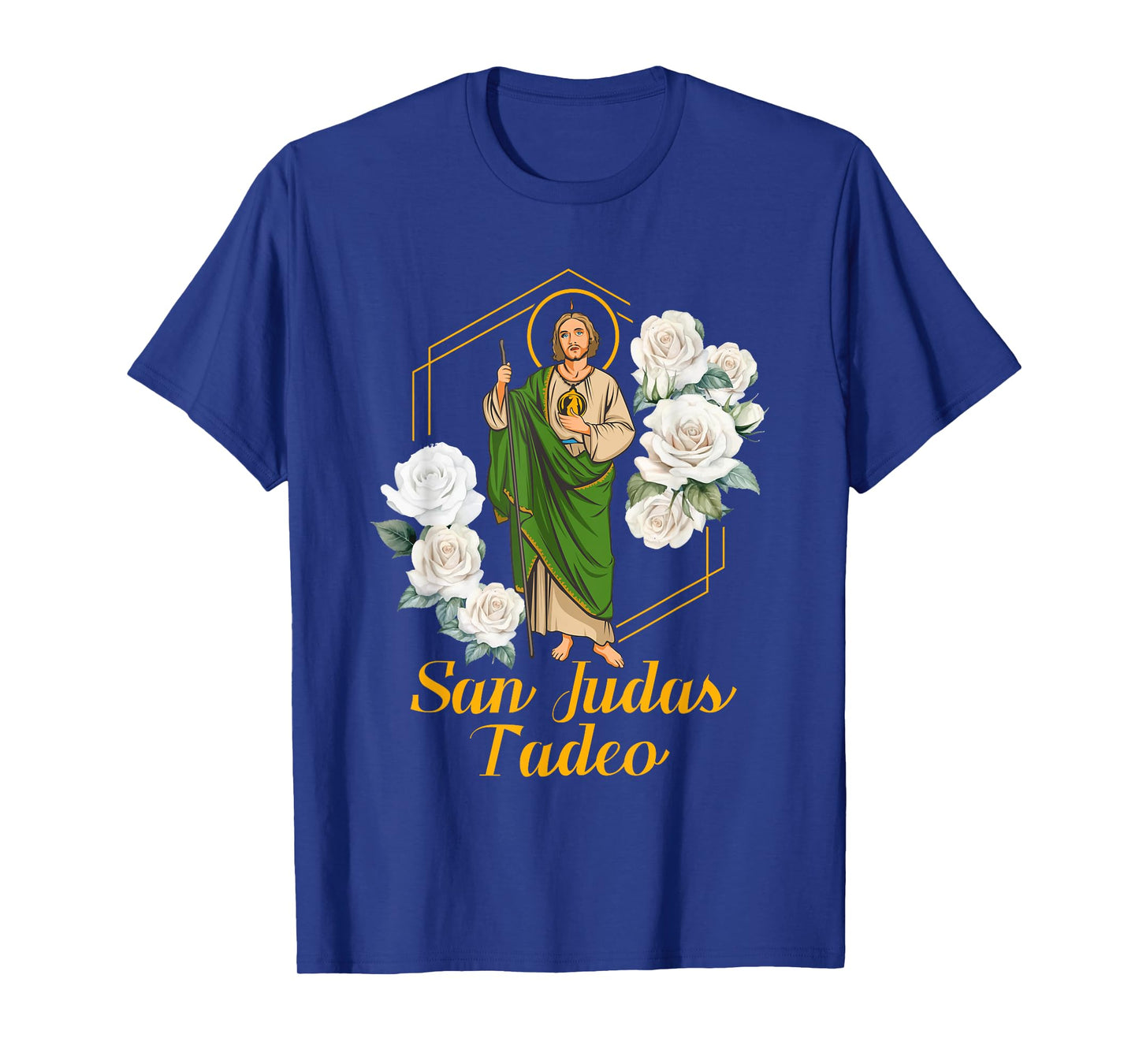 San Judas Tadeo con rosas T-Shirt