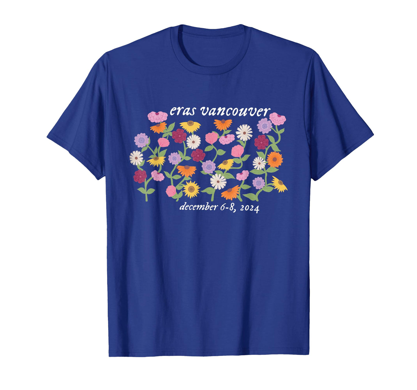 Eras Piano Flowers Vancouver December 6-8 T-Shirt
