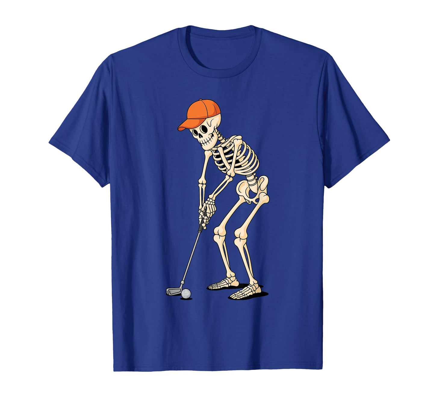 Skeleton Golf Halloween Golfer T-Shirt