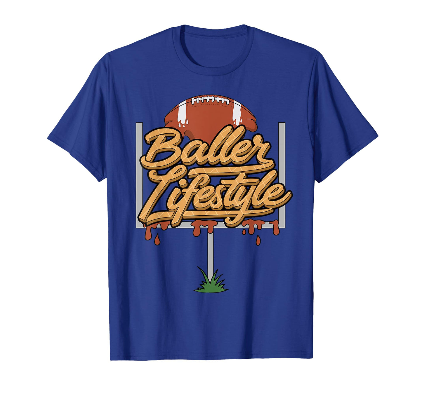 Football Lifestyle Baller Lifestyle Ice Cream Drip Men Boys T-Shirt