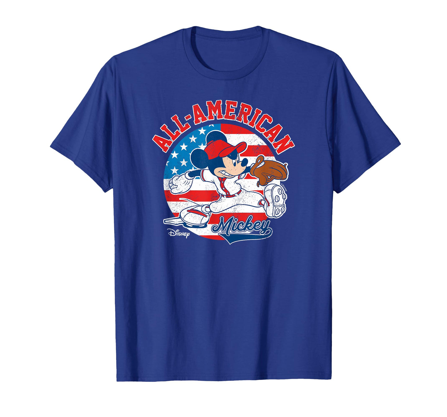 Disney - Mickey Americana Baseball T-Shirt