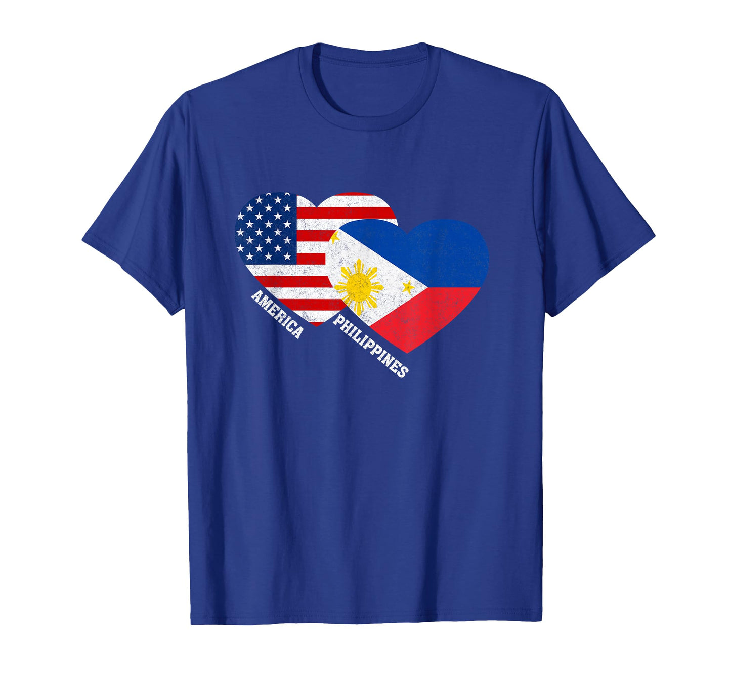 Philippines Flag Shirt Filipino American Pride Vintage T-Shirt