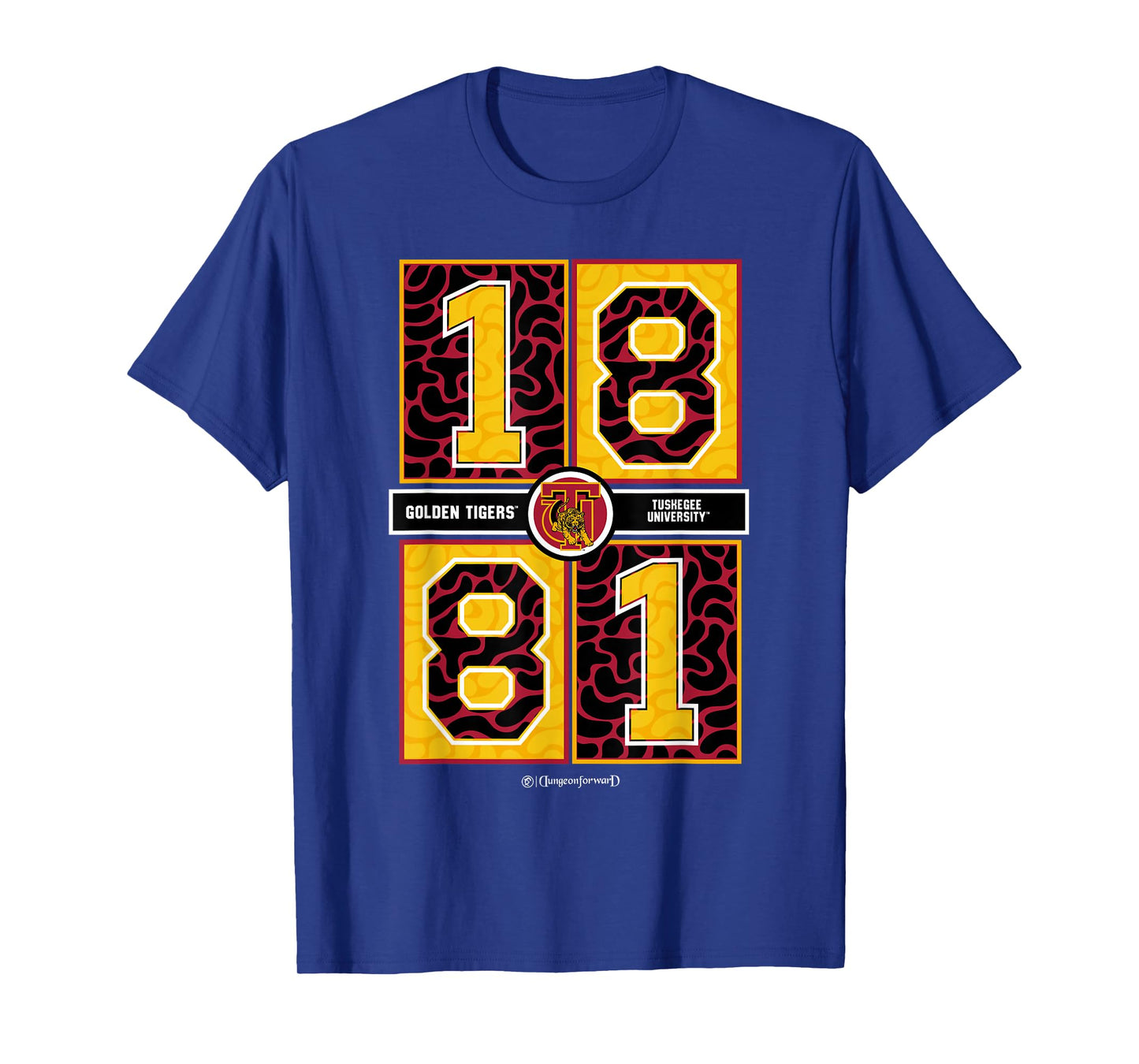 Tuskegee University - Golden Tigers Concrete Date HBCU T-Shirt