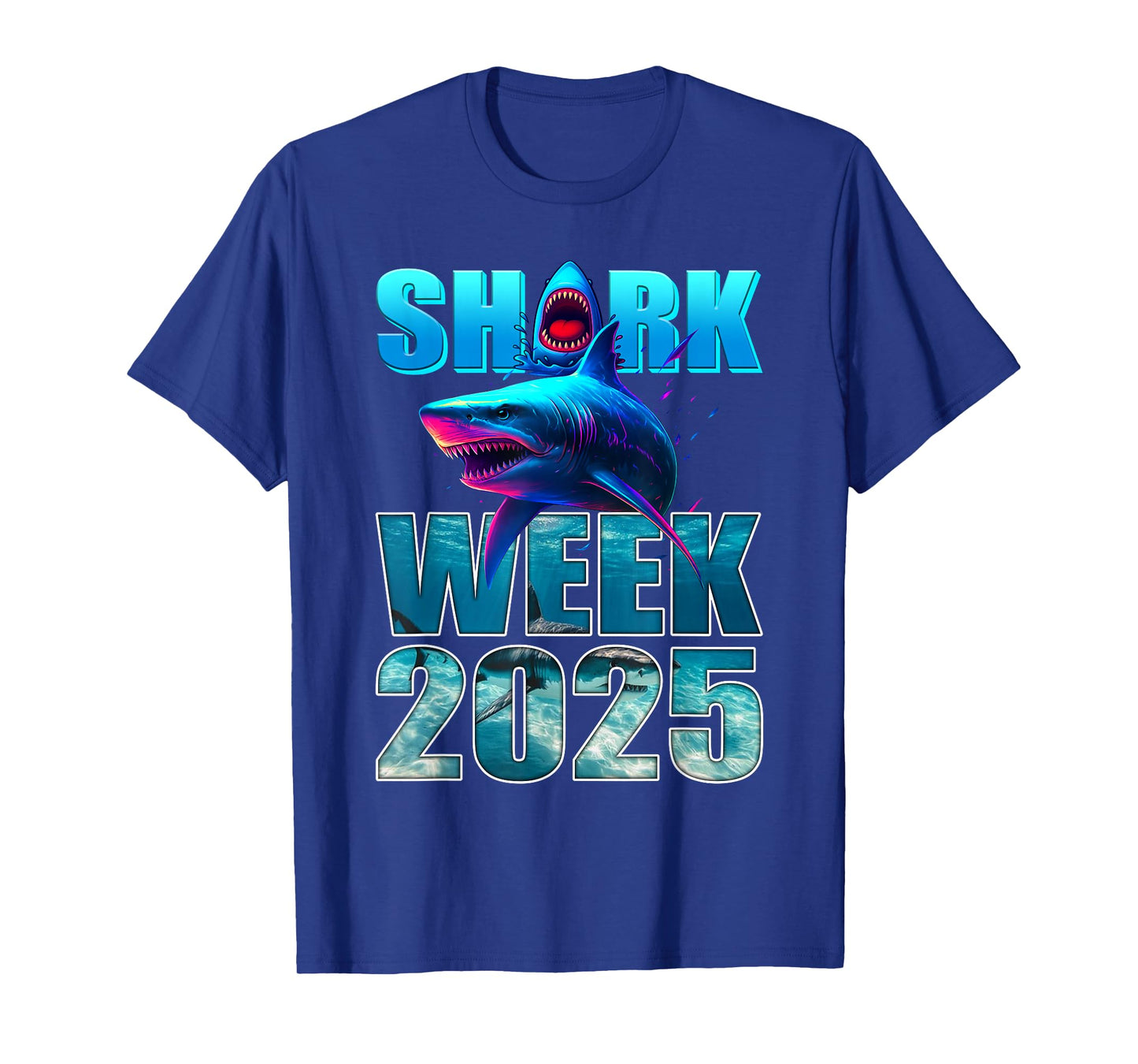 Funny Shark Lover 2025 – Ocean Conservation Week T-Shirt