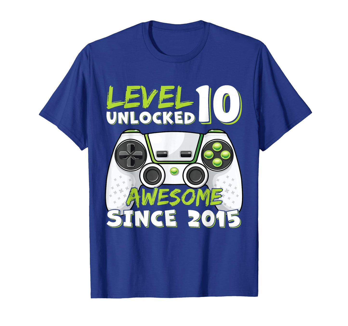 10 Year Old BDay Decorations Son Boy 10yr 2015 10th Birthday T-Shirt