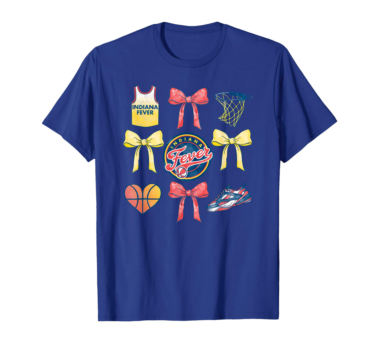 WNBA Indiana Fever Bow Grid T-Shirt