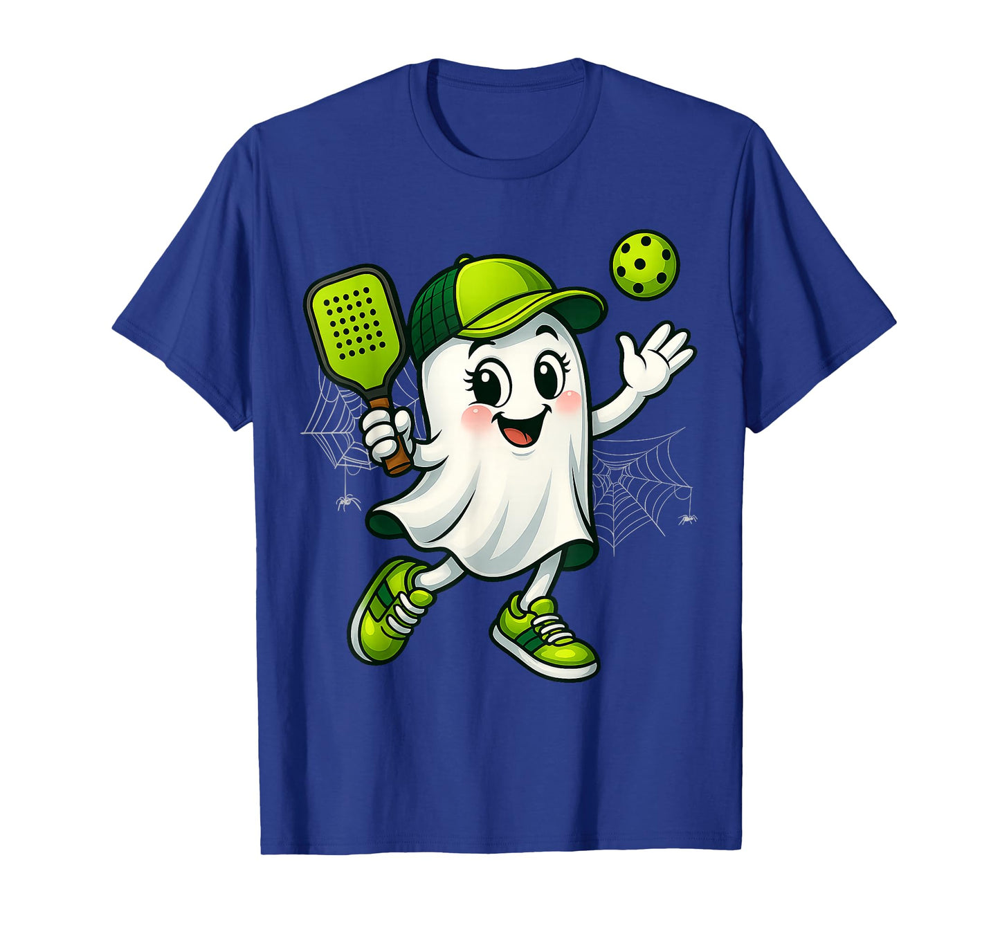 Boo Ghost Halloween Pickleball Pickle Ball Mens Womens T-Shirt