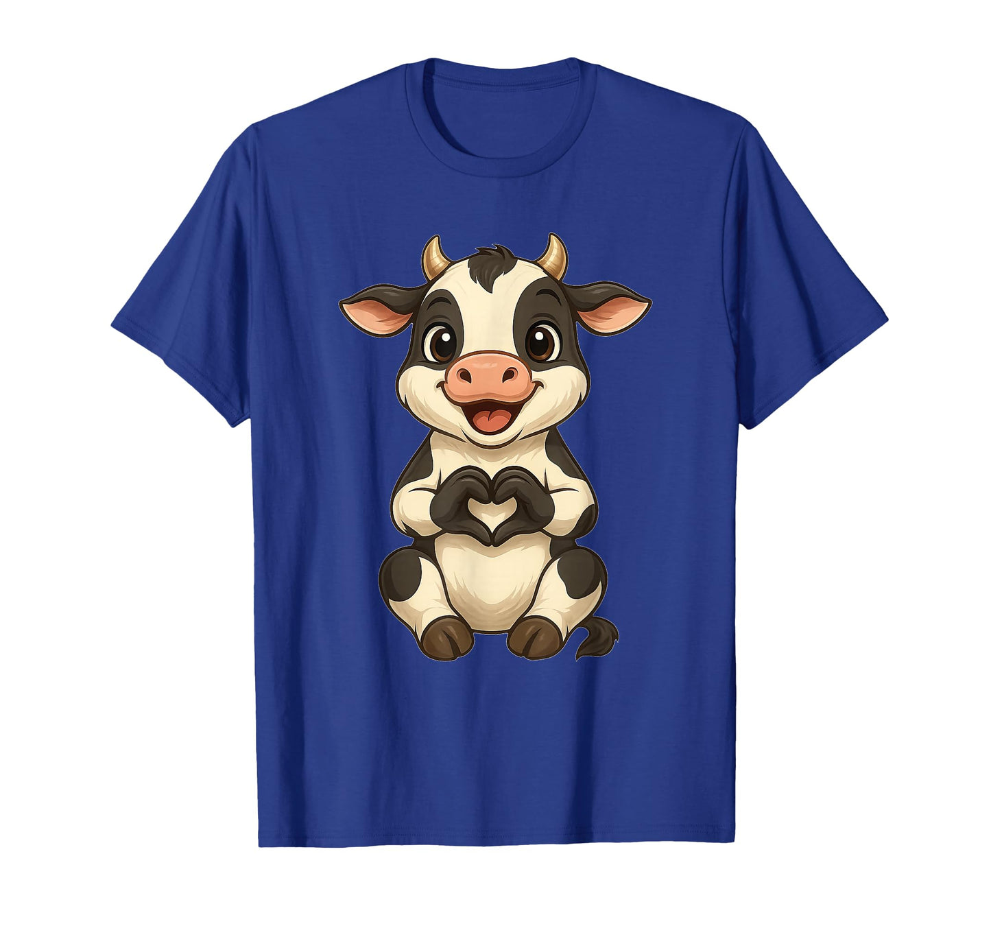 Cow with heart | Sweet cow motif with heart symbol and cow T-Shirt