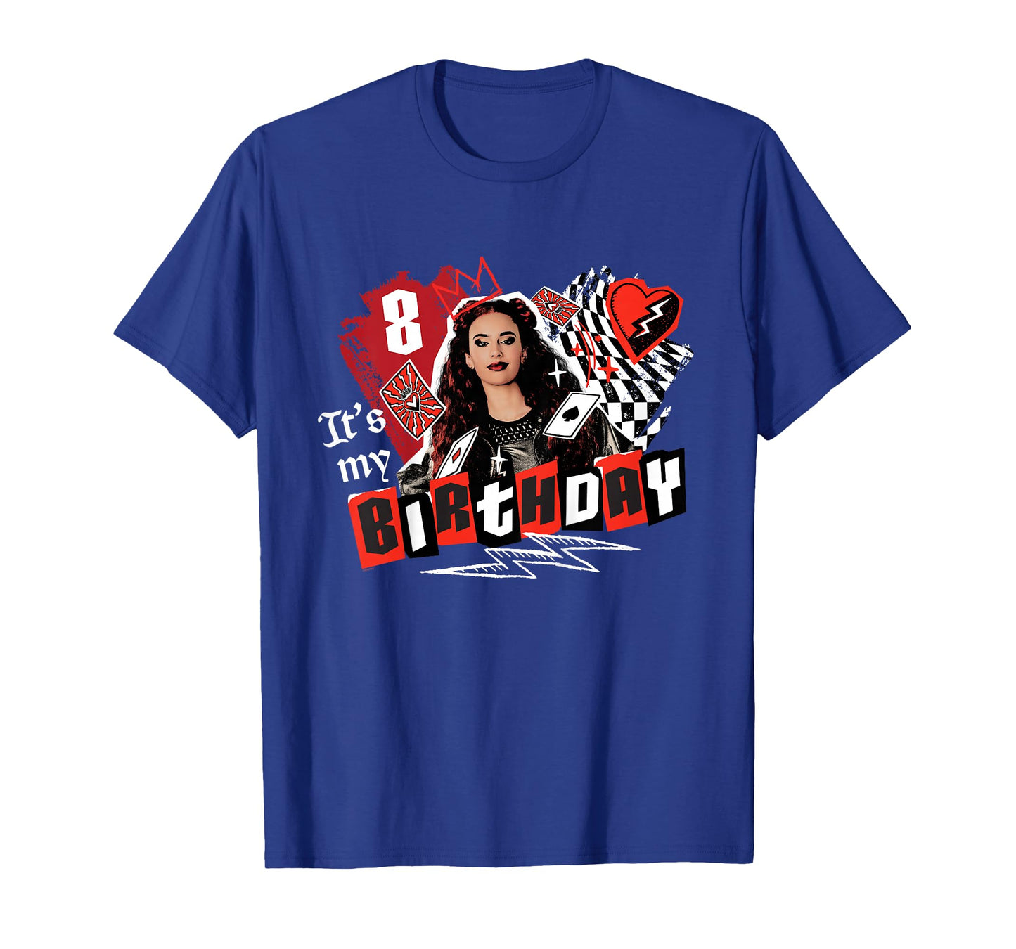 Disney Descendants Red It's My 8th Birthday Party Gift T-Shirt