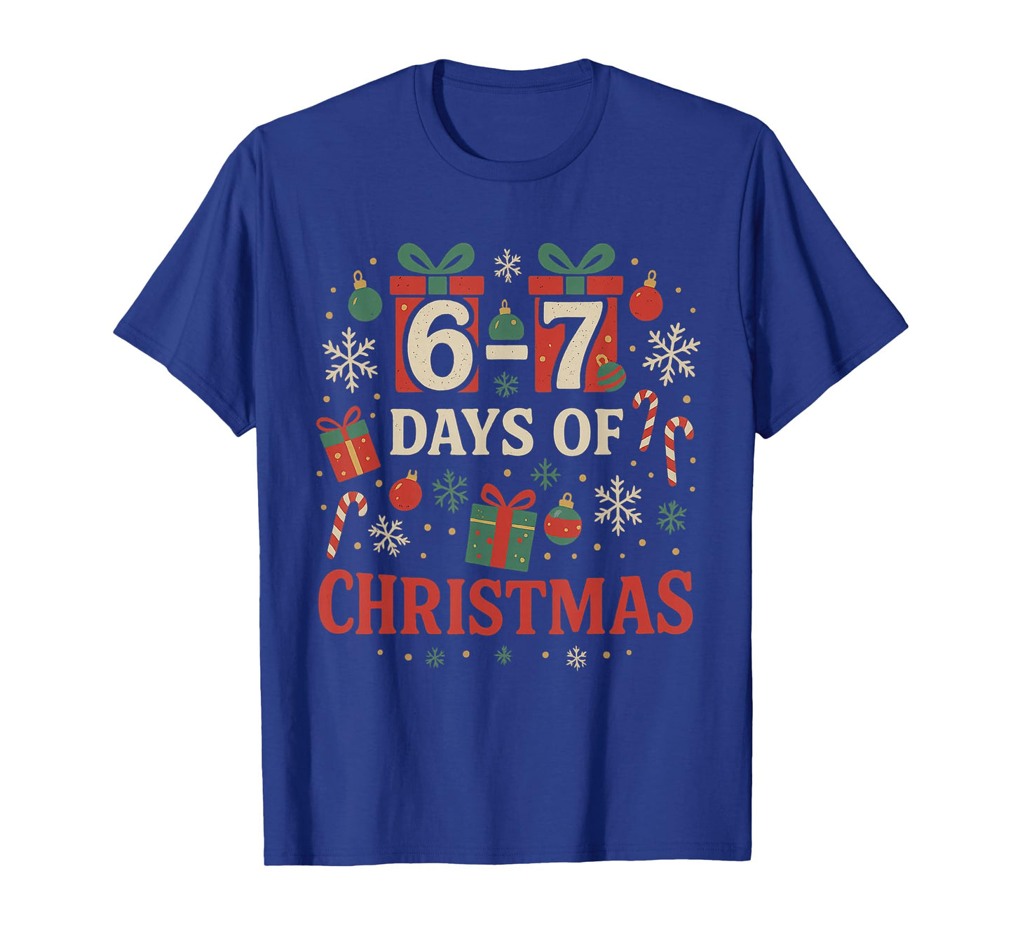 67 Meme Christmas Holiday Funny - Six Seven Gen Alpha Z T-Shirt