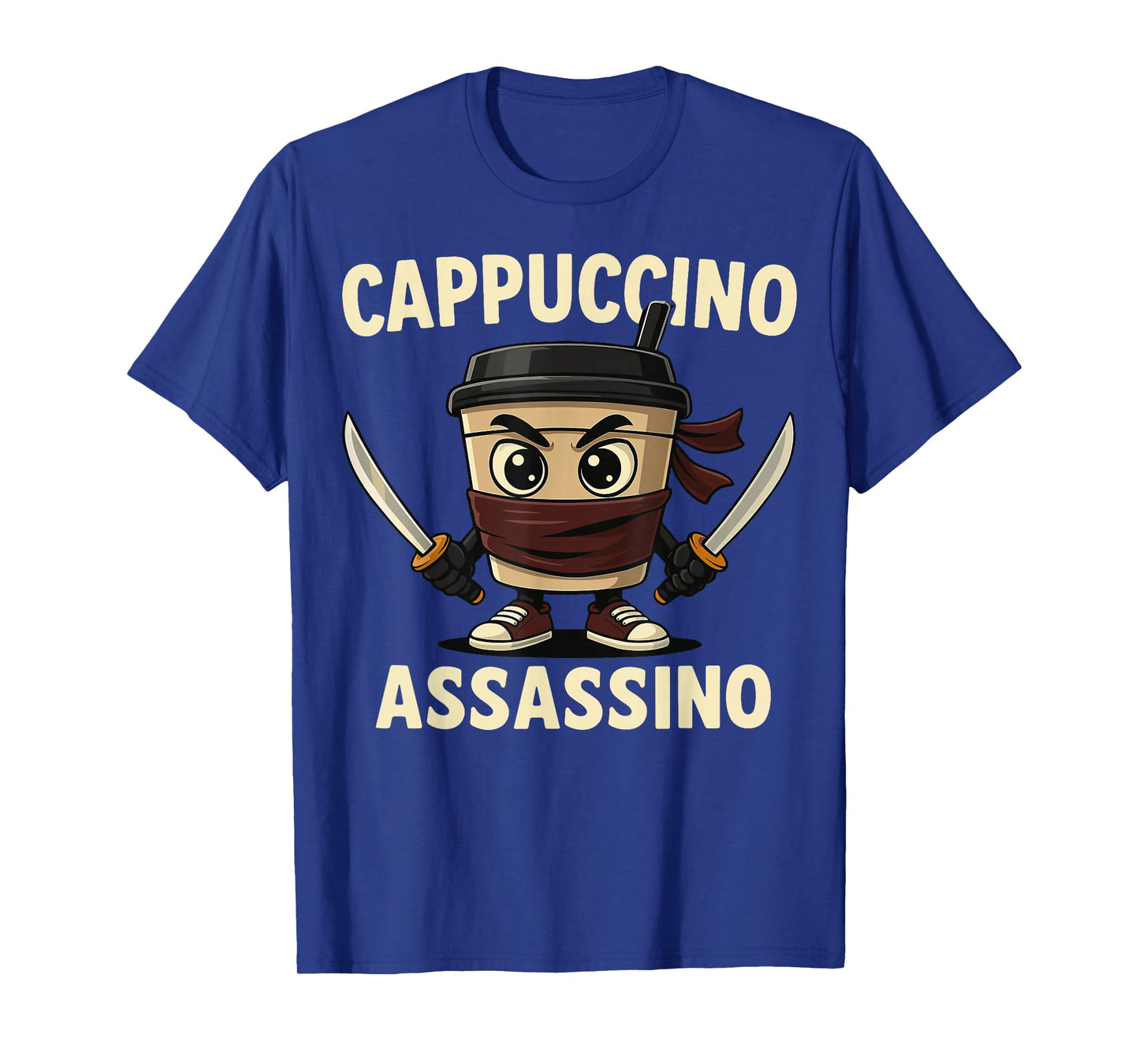 Kids Meme Italian Brainrot Cappuccino Assassino T-Shirt