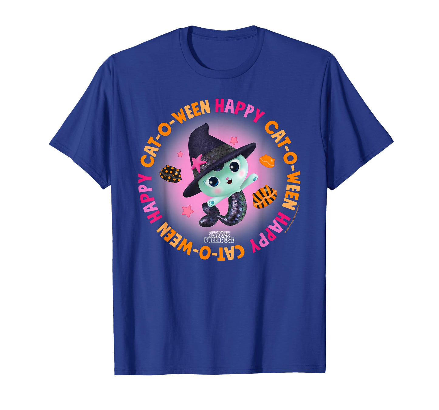 DreamWorks Gabby’s Dollhouse Happy Cat-O-Ween Mercat T-Shirt