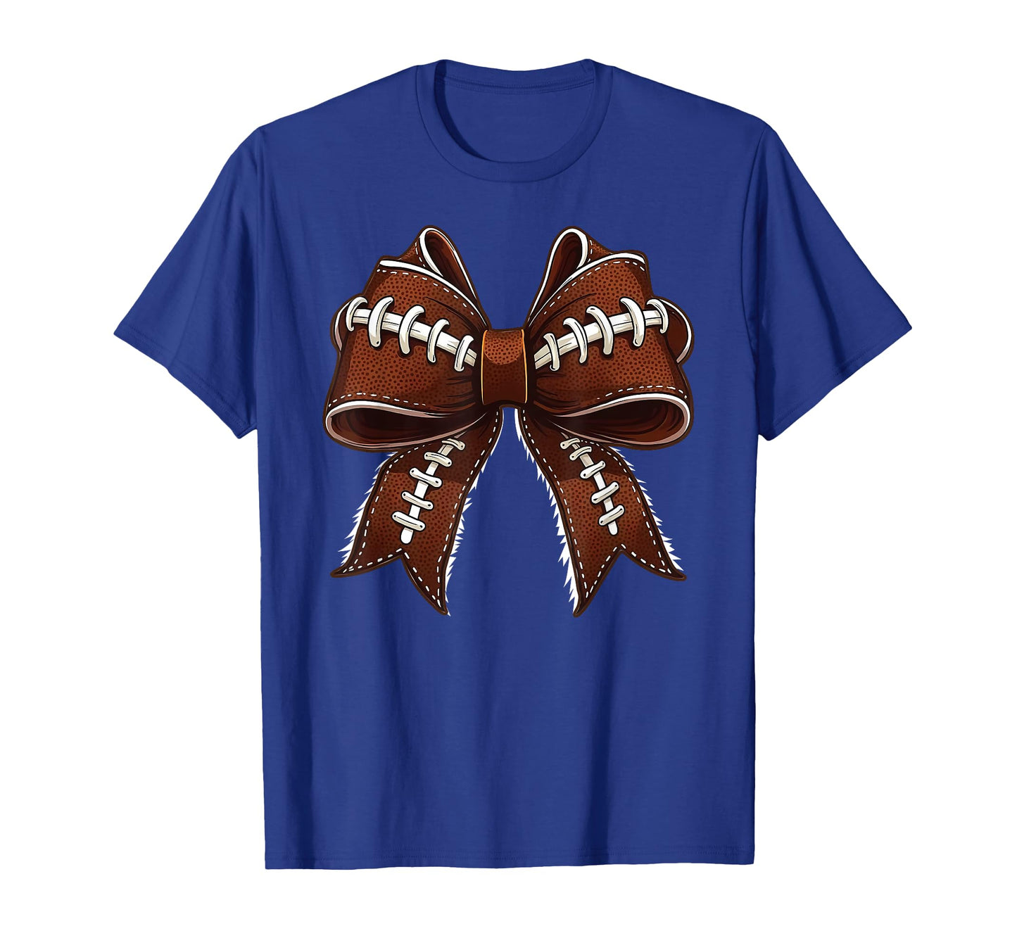 Football Coquette Bow Touchdown Season Game Day T-Shirt