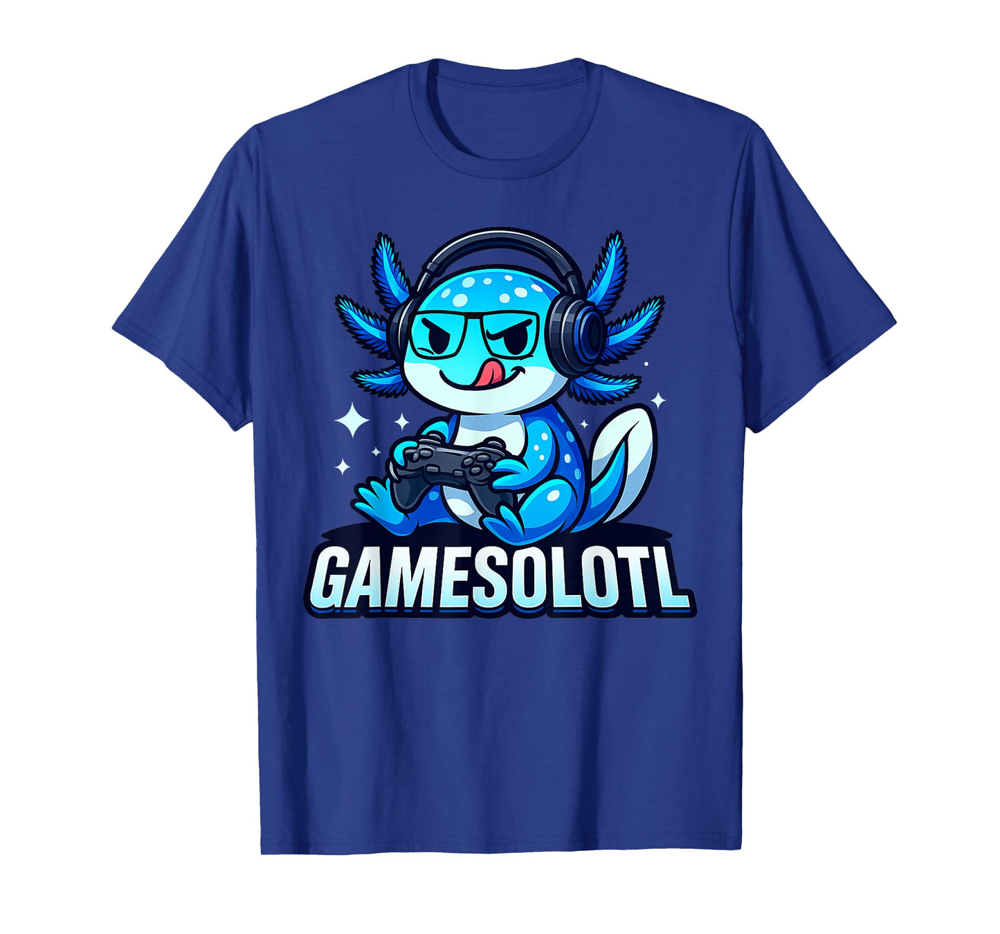 Gamesolotl Axolotl Fish Gamer Gaming Anime Video Game T-Shirt