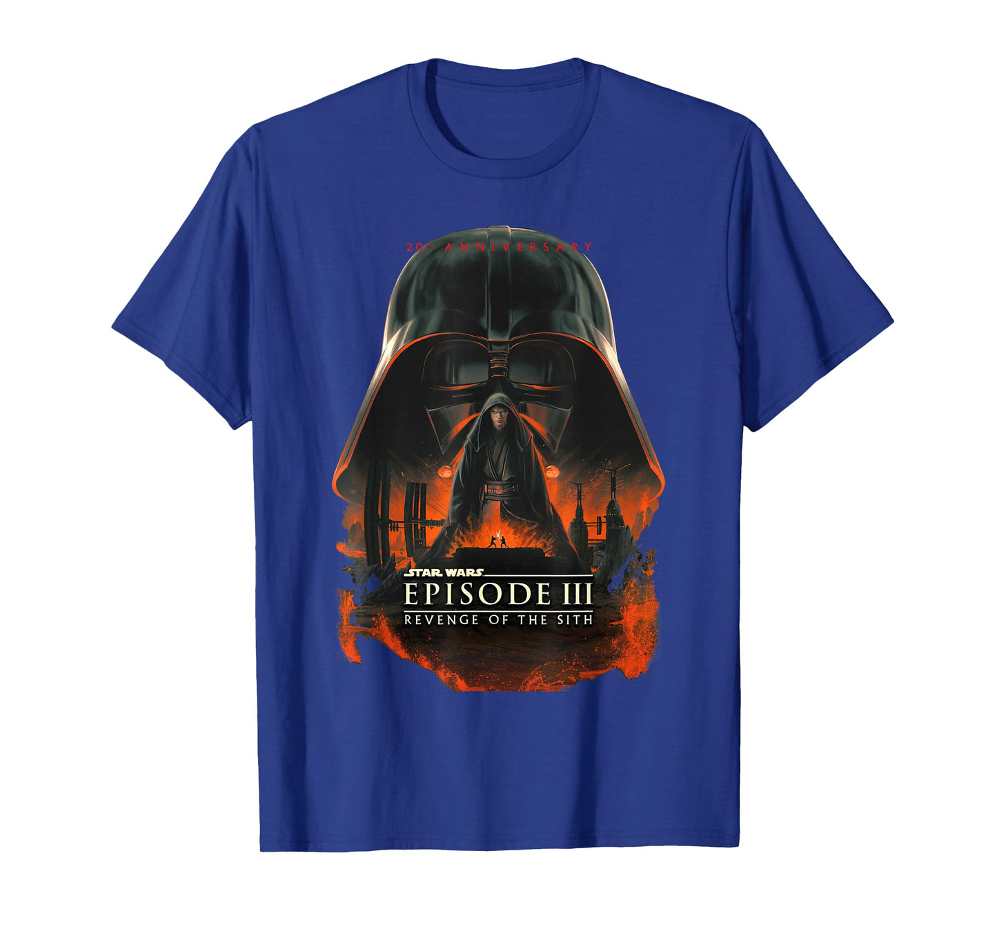 Star Wars 20th Anniversary Episode III Epic Big Chest Poster T-Shirt