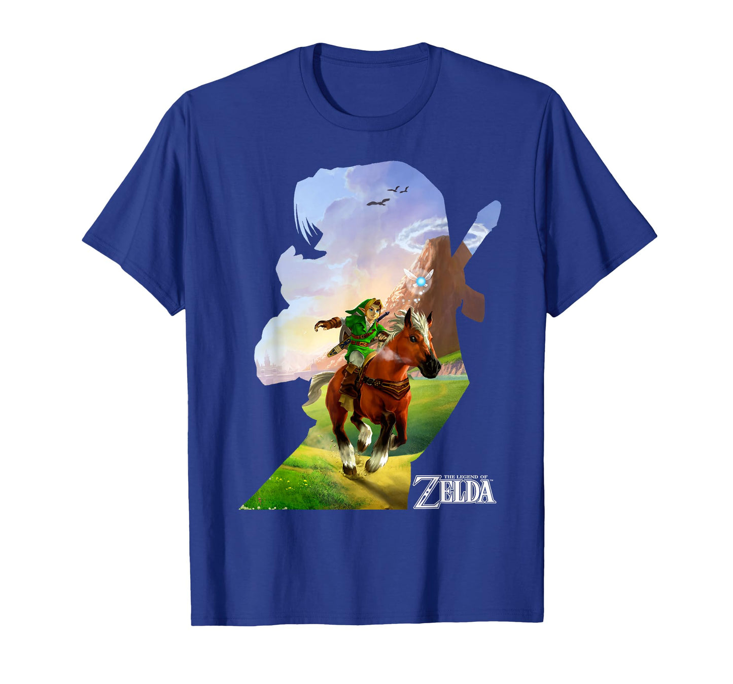 Nintendo Zelda Link Epona Ride Silhouette T-Shirt