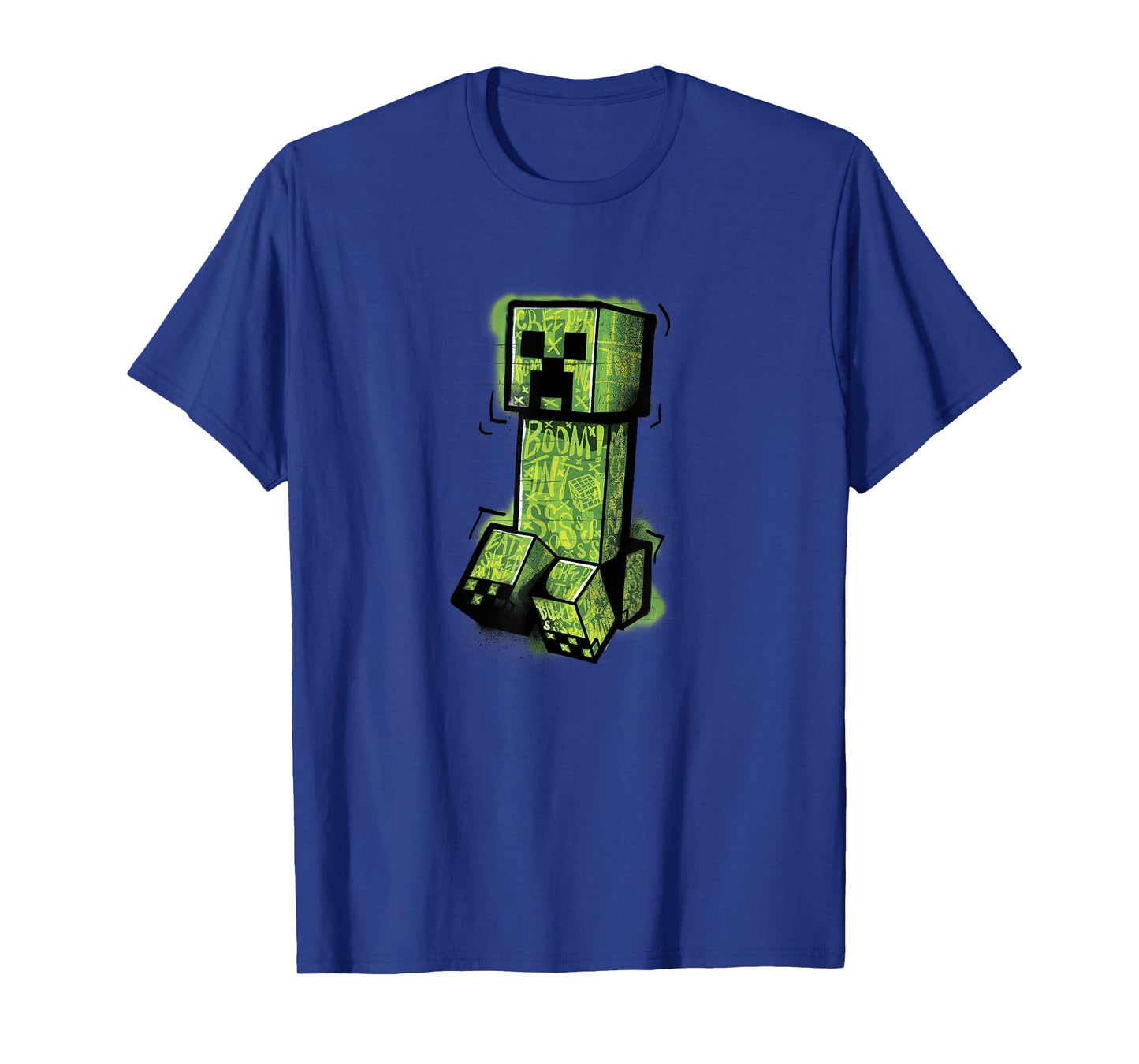 Minecraft Creeper Graffiti Sit T-Shirt