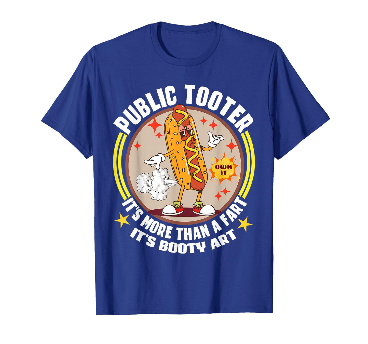 Public Tooter Funny Inappropriate Embarrassing Adult Humor T-Shirt
