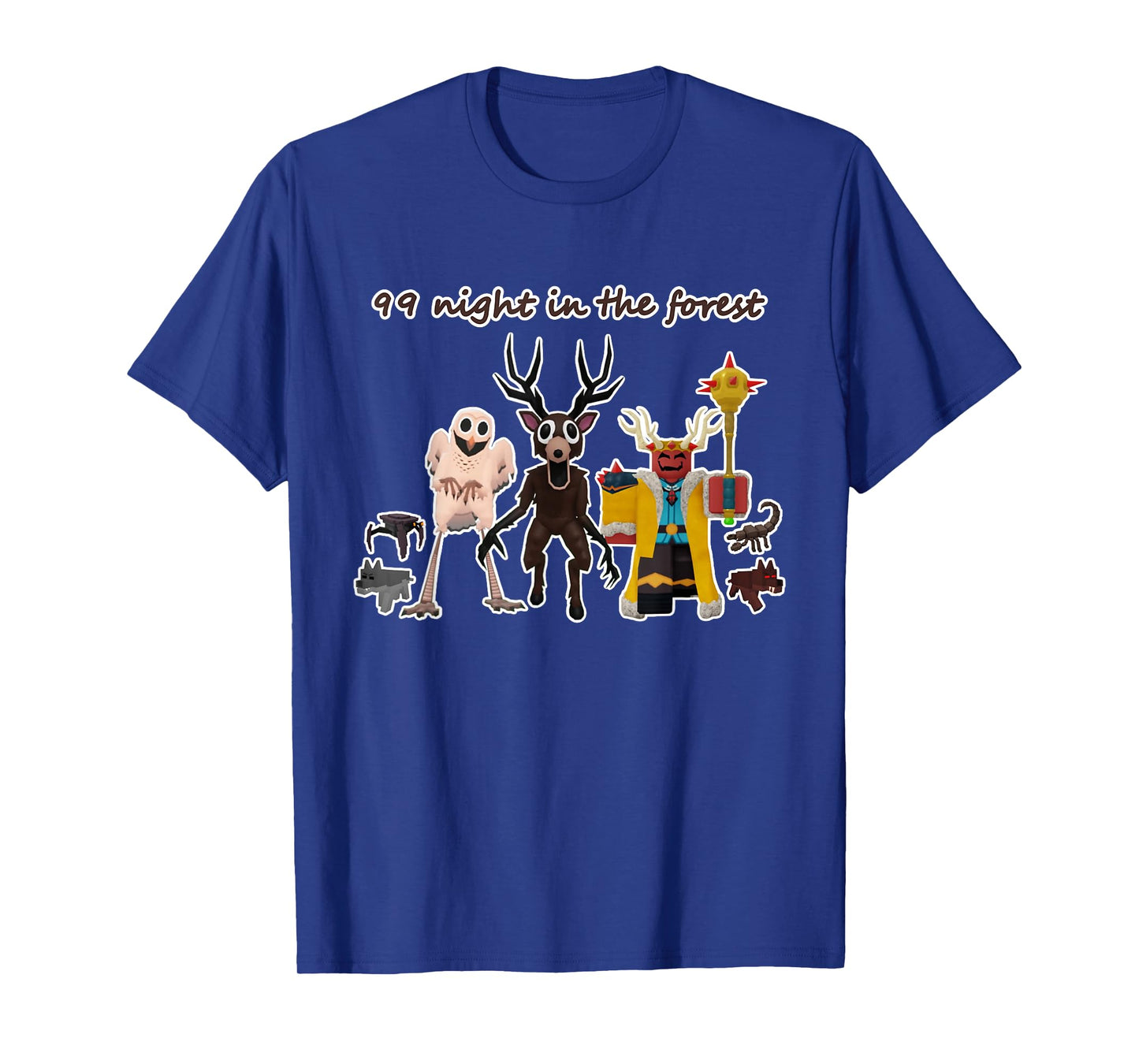 99 Nights Halloween in The Forest Kids Boys Girls Funny T-Shirt