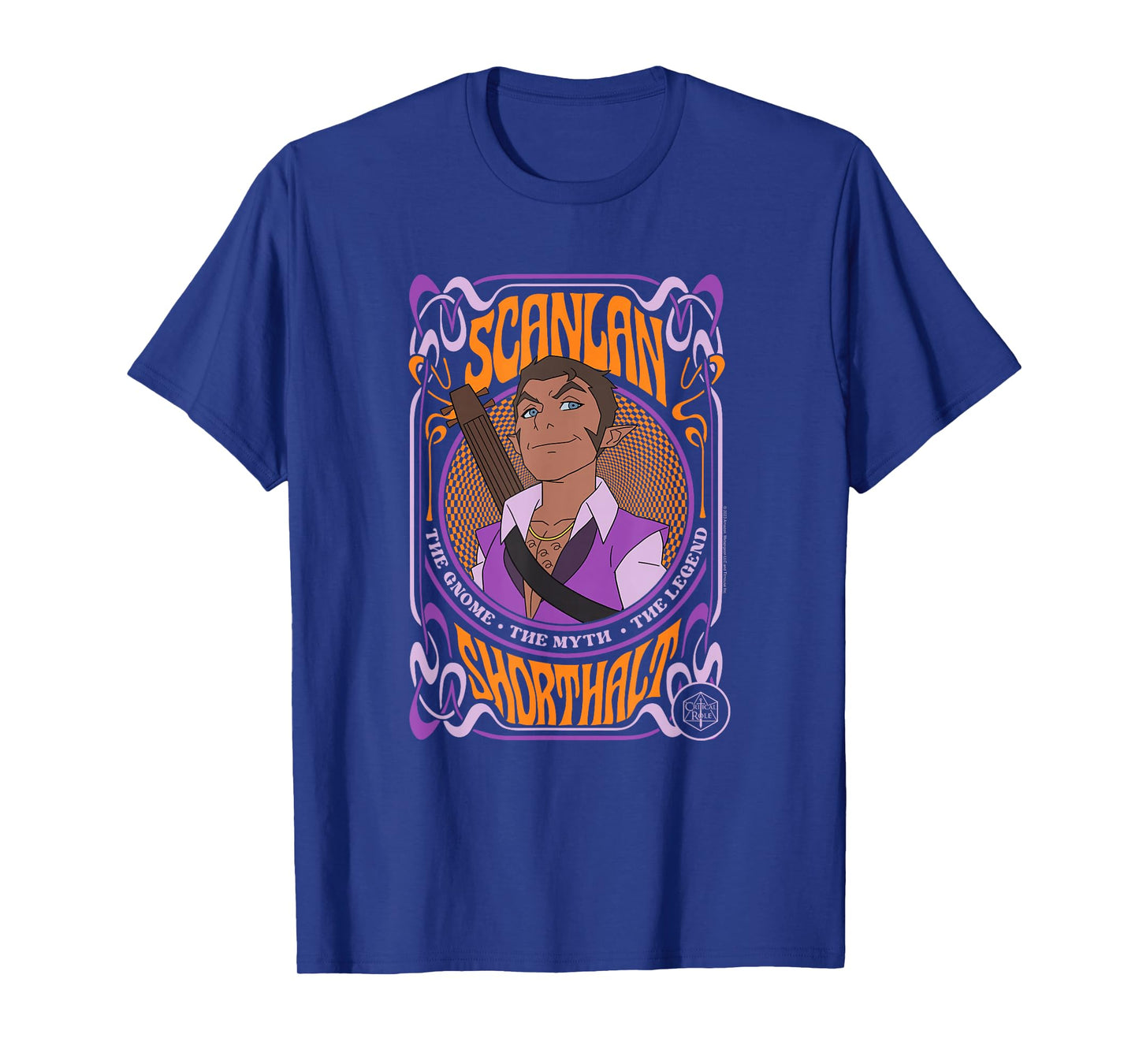 The Legend of Vox Machina Scanlan Psychedelic Frame T-Shirt