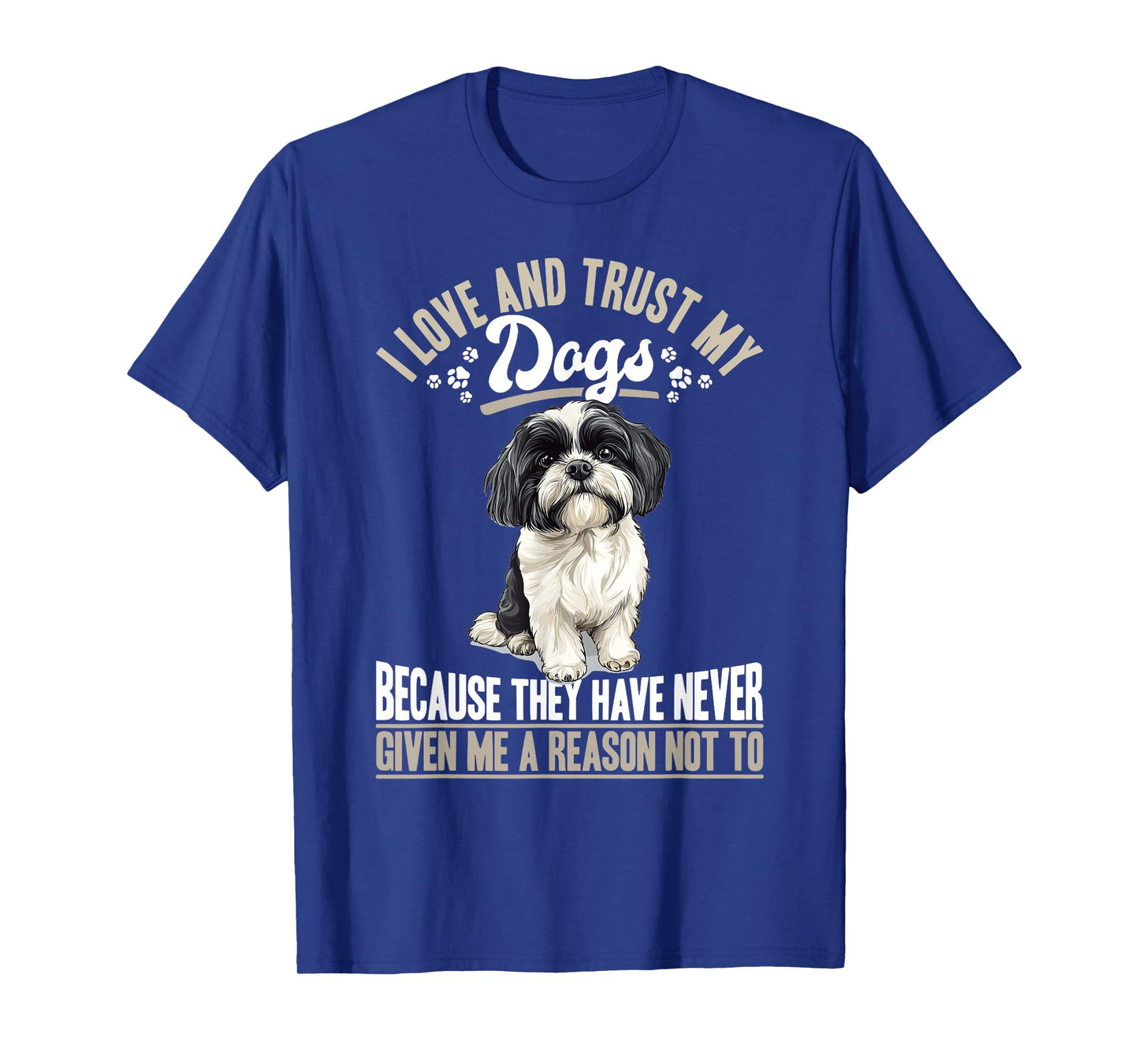 Shih Tzu Dog Owner Men Women Kids T-Shirt