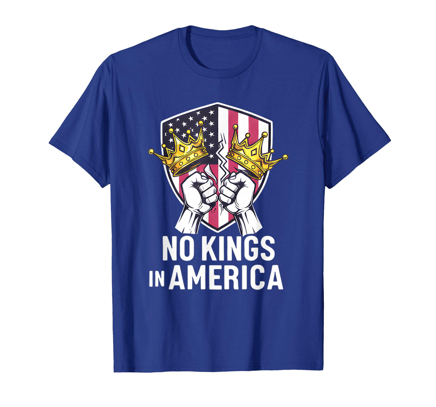 No Kings in America Protest Signs USA Political T-Shirt
