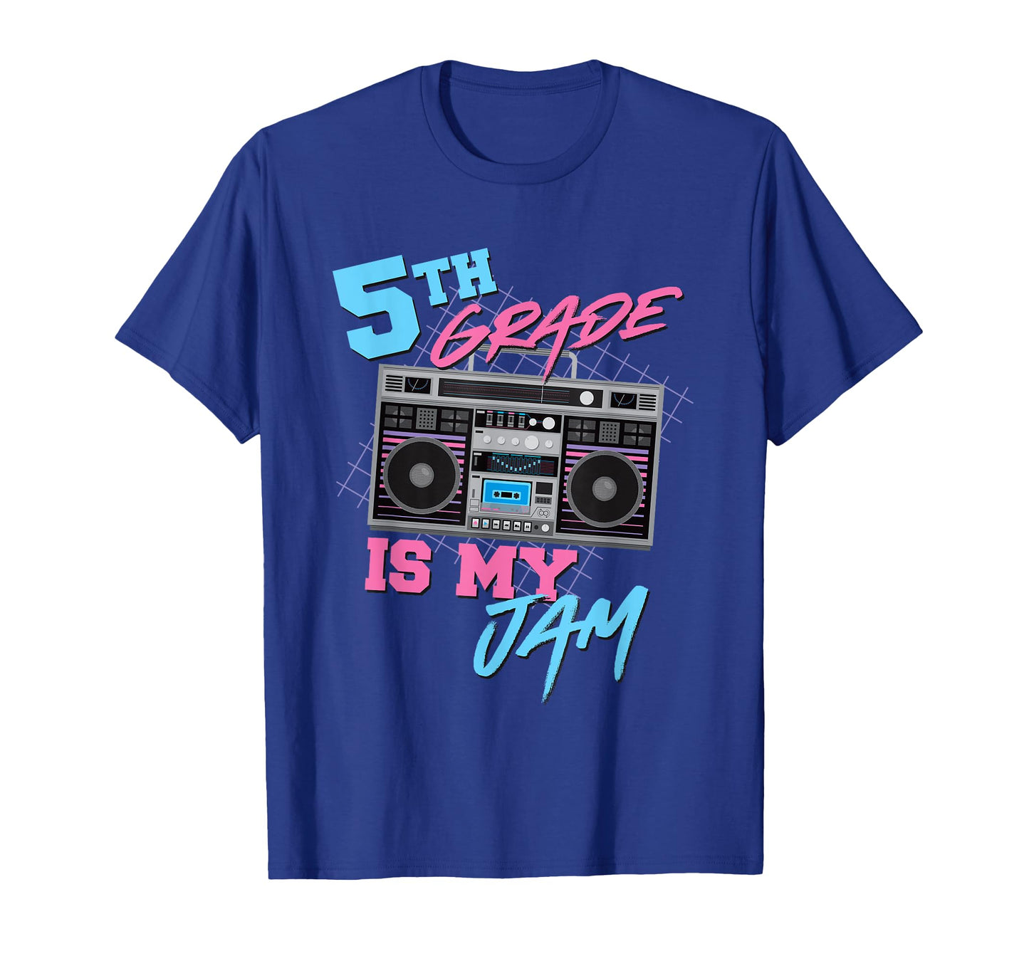 5th Grade Is My Jam - Vintage 80s Boombox Teacher Student T-Shirt