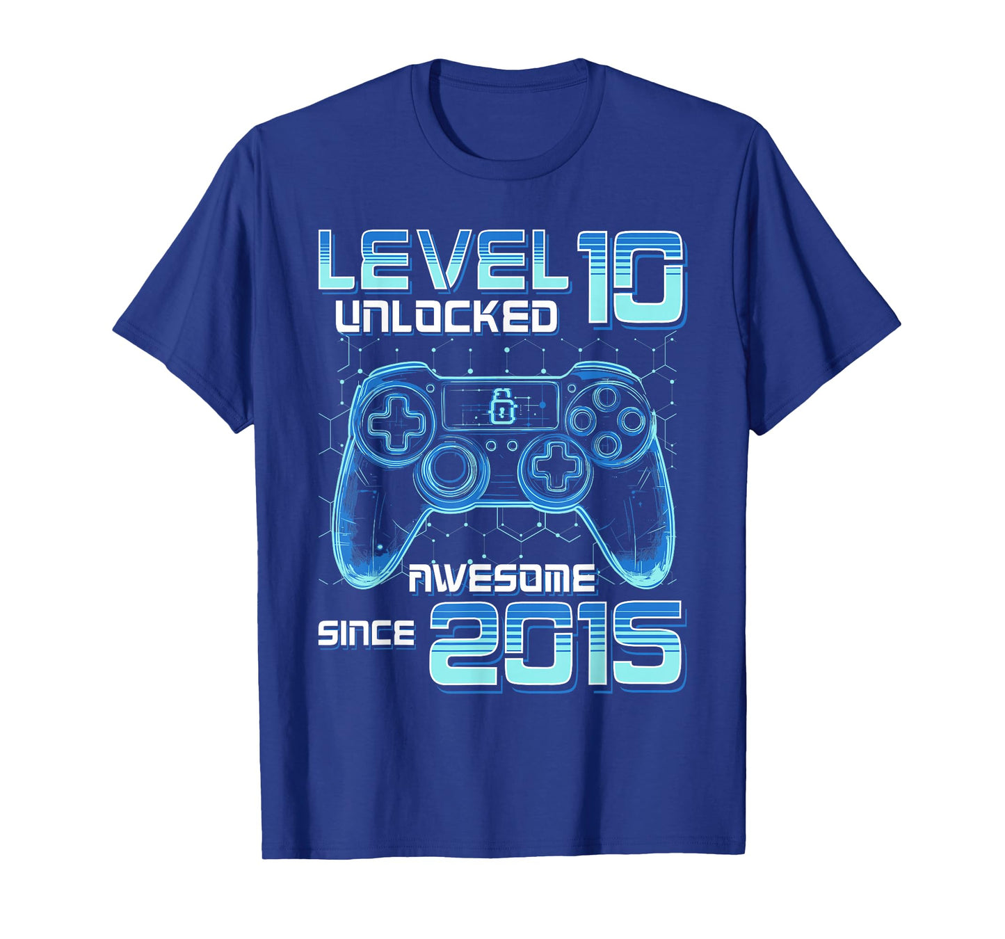 Level 10 Unlocked Video Game Party 10th Birthday Gamer Boys T-Shirt