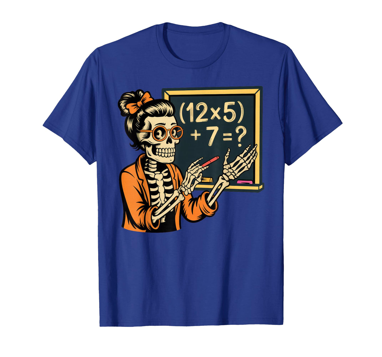 67 Teacher Halloween Skeleton T-Shirt