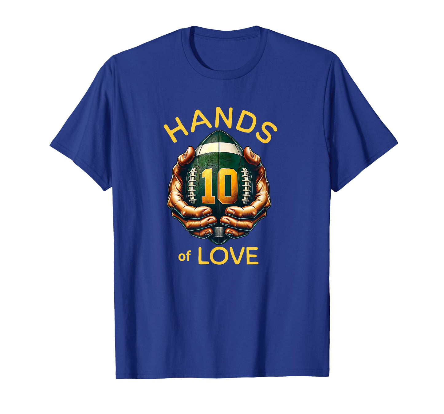 Jordan Love Football Number 10 Quarterback Fan Design T-Shirt