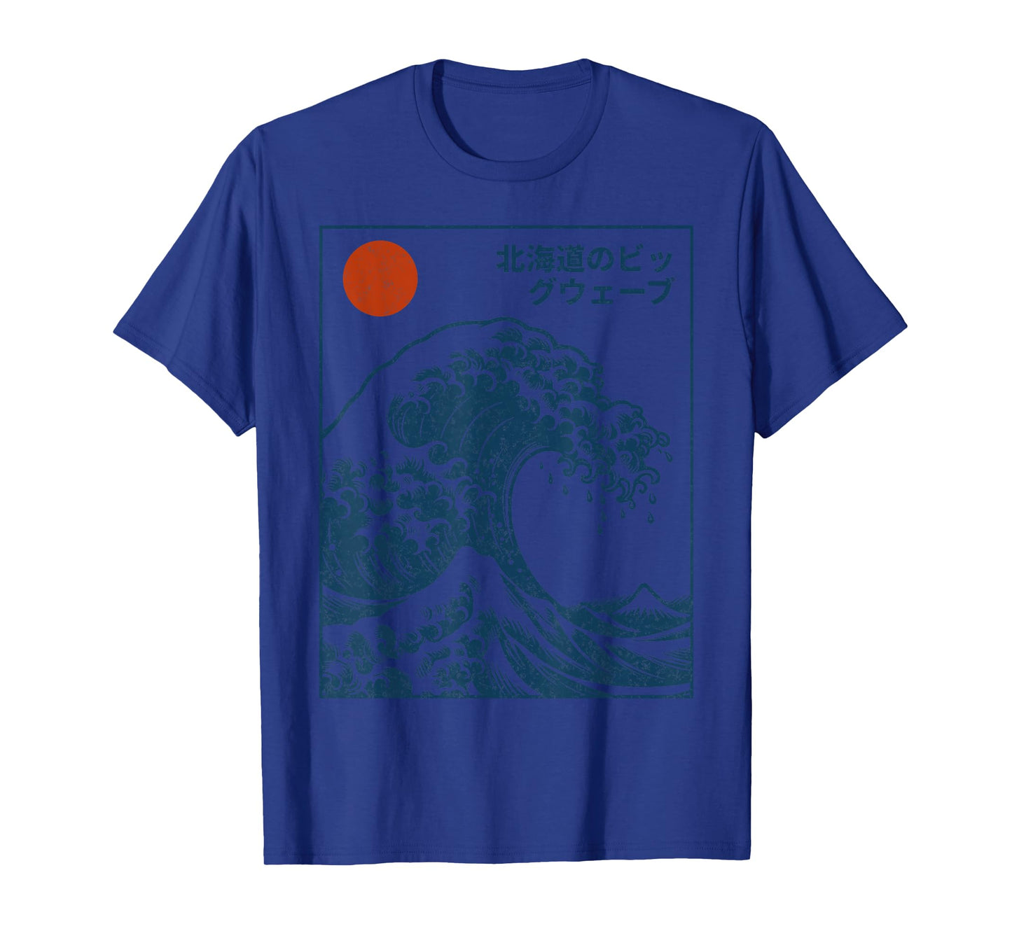Great Wave Otaku Surfing Vintage Japanese Graphic Tee Men T-Shirt