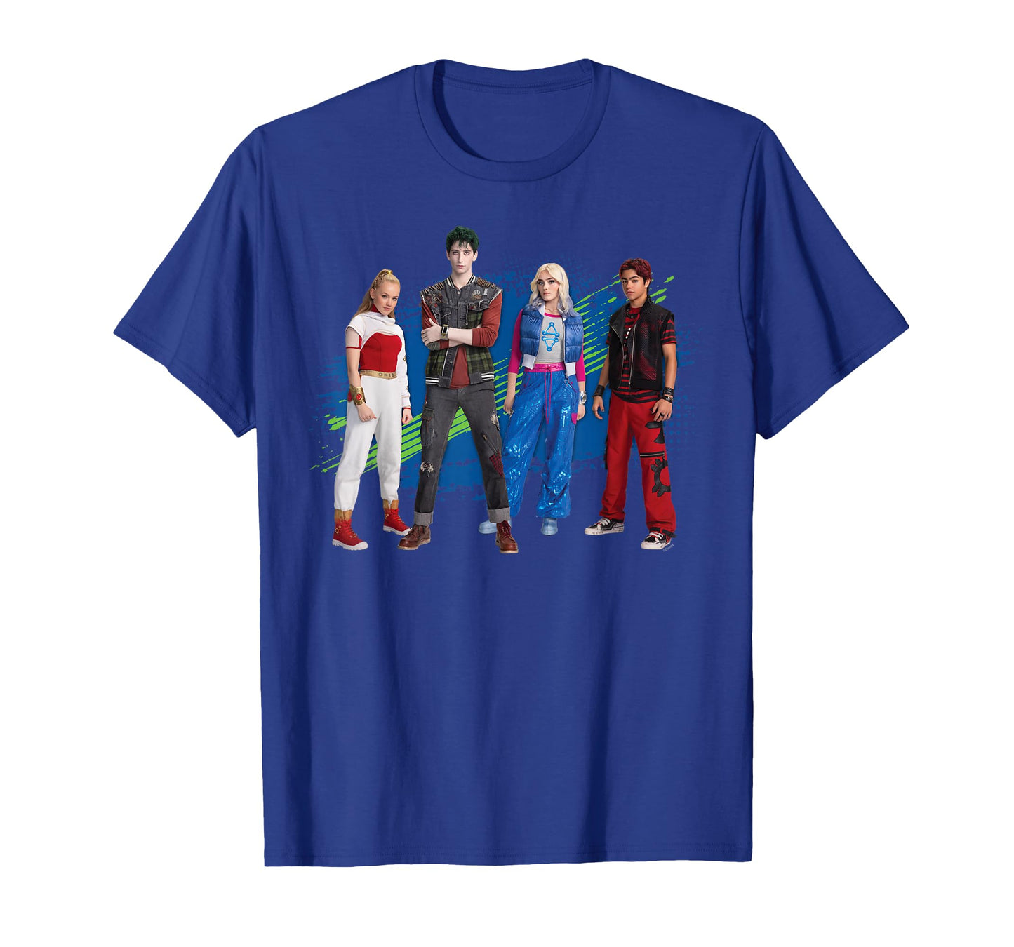 Disney Zombies 4 Nova & Victor + Zed & Addison Official T-Shirt