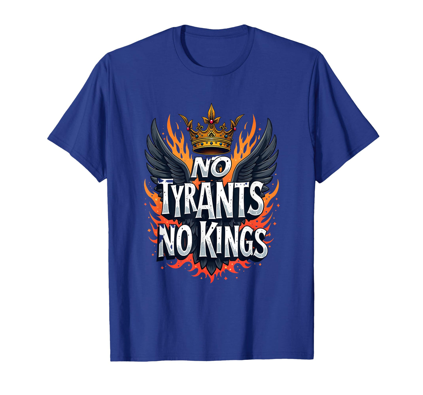 No Tyrants,No Kings Pro Democracy Resist Political Statement T-Shirt