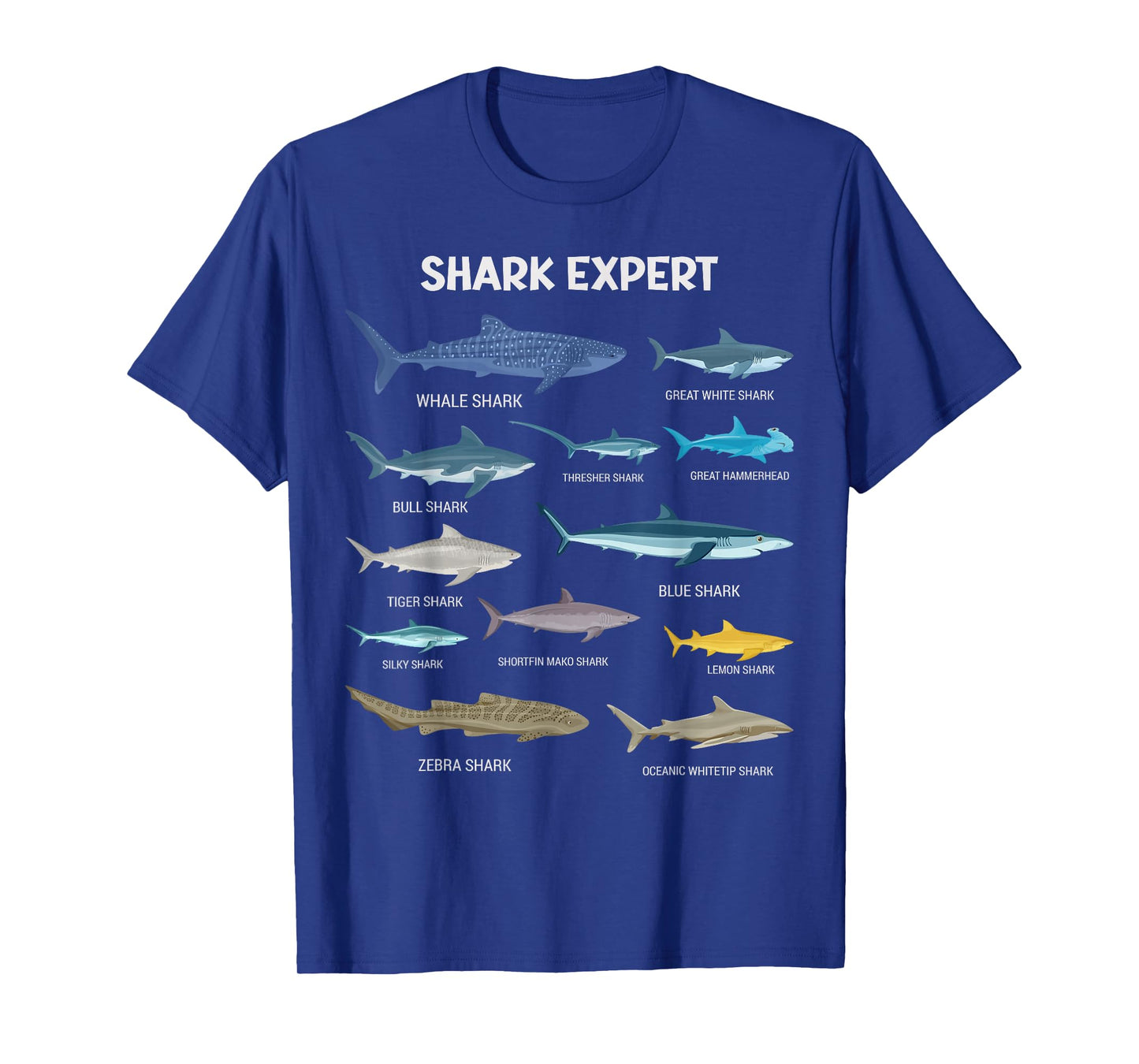Funny Shark Tee for Men Ocean Fish Kids & Toddler Boys Shark T-Shirt