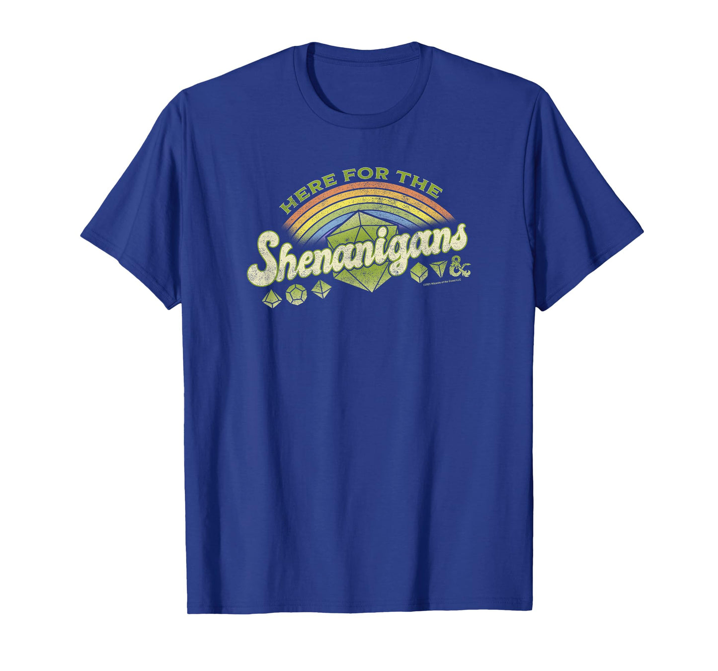 Dungeons & Dragons Here For The Shenanigans St. Patrick's T-Shirt