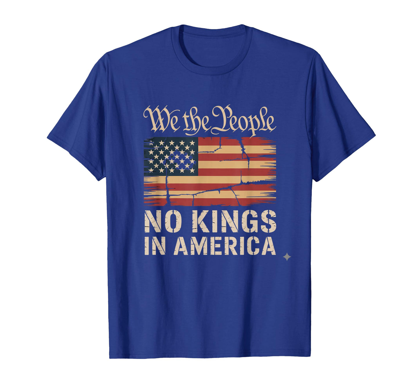 No Kings in America Vintage, We The People T-Shirt