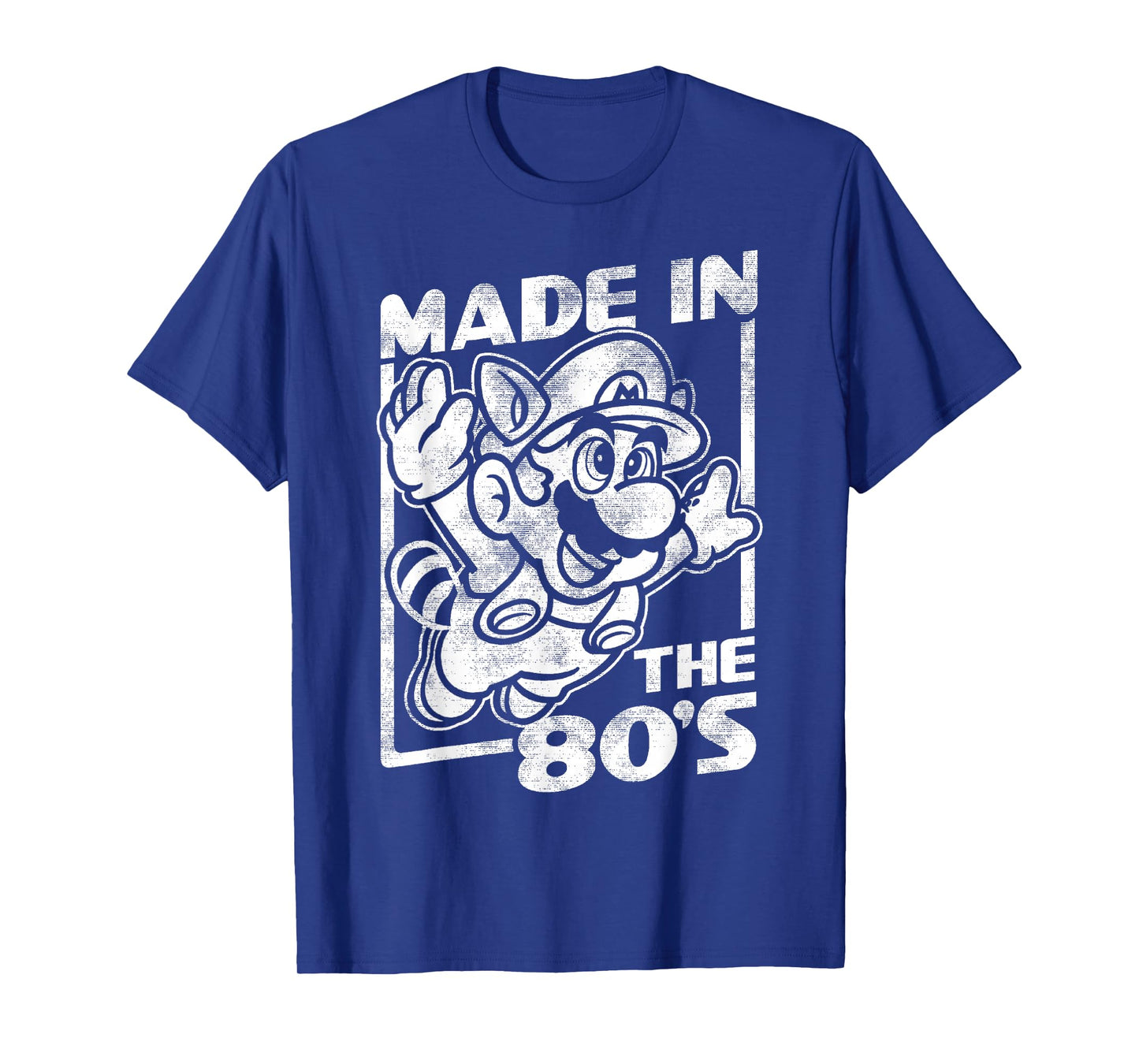 Super Mario Bros 3 Tanooki Mario Made In The 80's Vintage T-Shirt