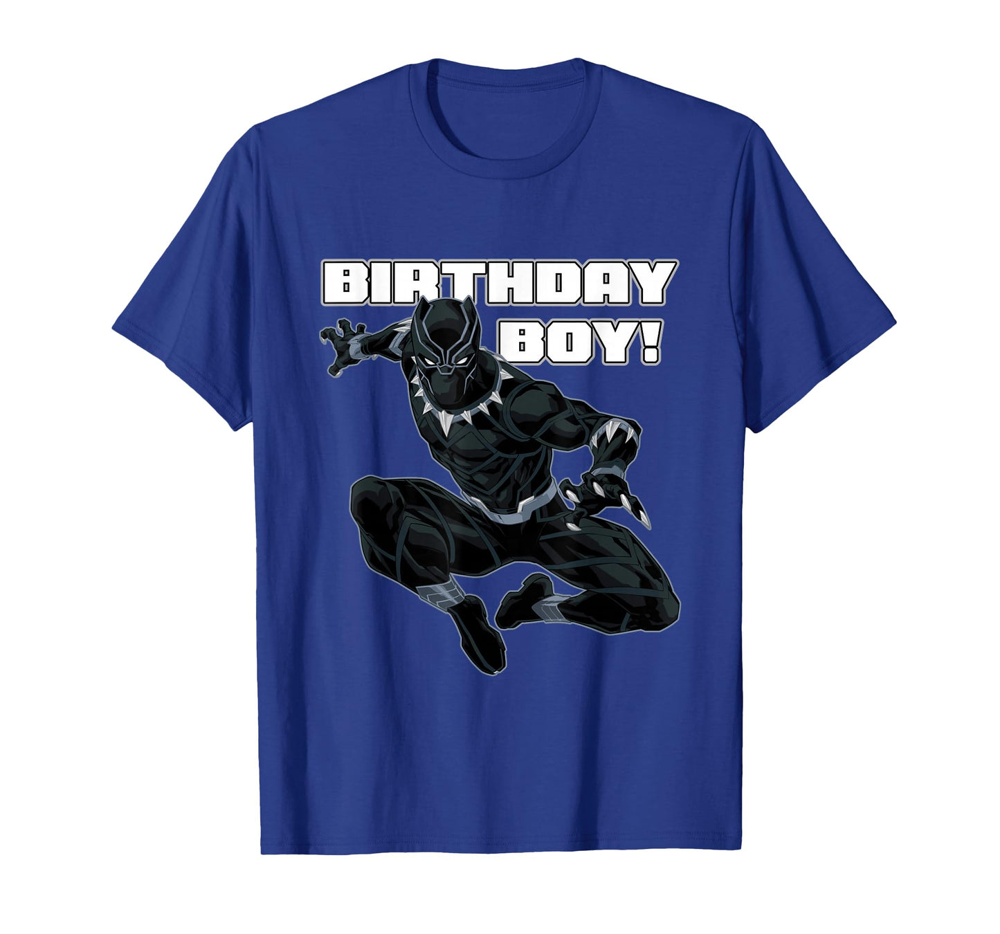 Marvel Comics Black Panther Birthday Boy Jump Pose T-Shirt