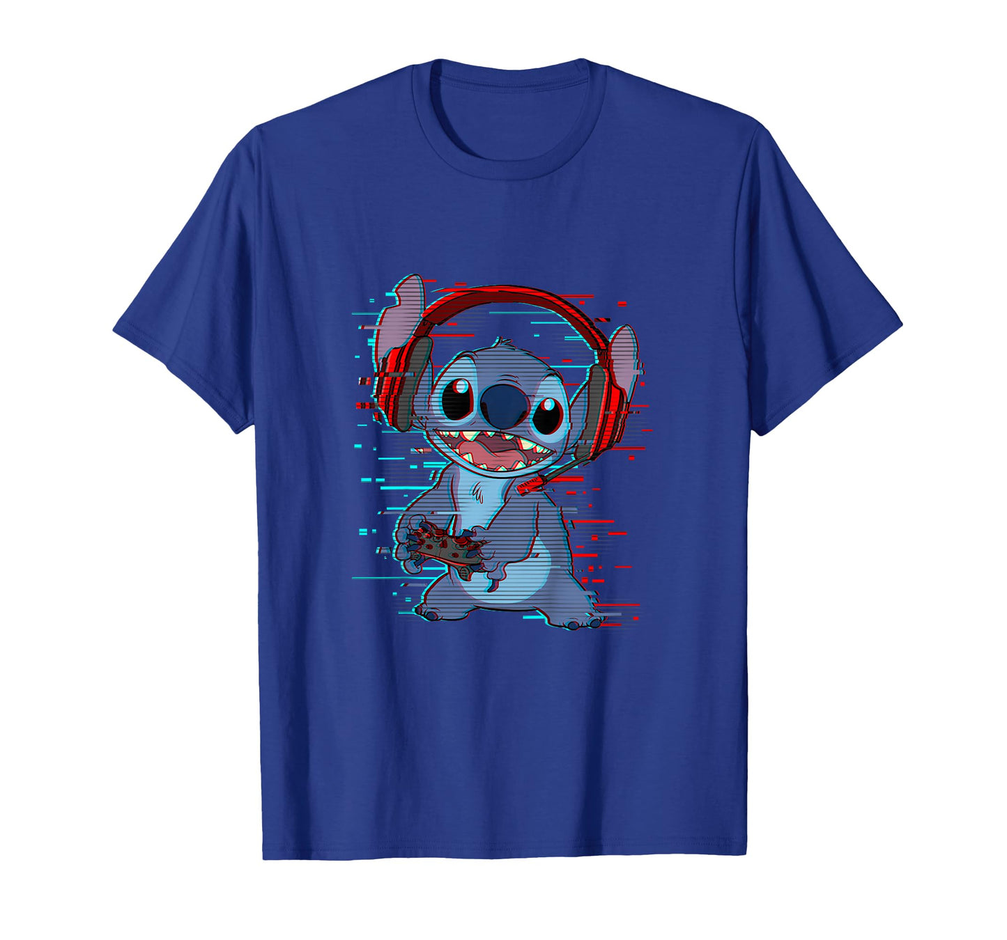 Kids Disney Lilo & Stitch Gamer Glitch Videogame Happy Toddler T-Shirt